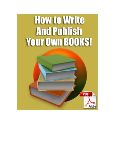 Write and Publish
